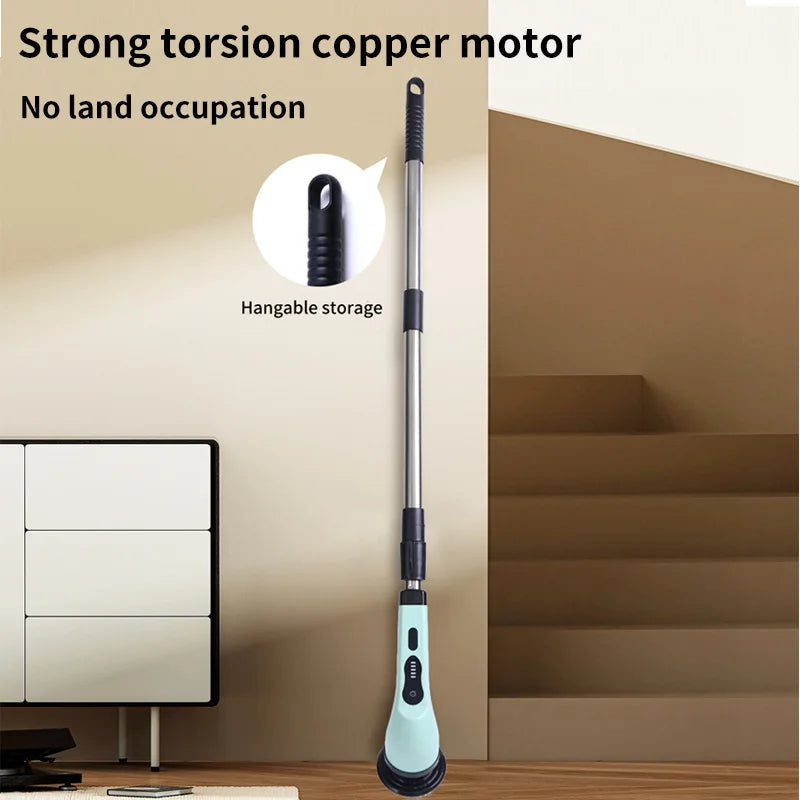 SwiftScrub Pro™ - 9-in-1 Cordless Electric Spin Scrubber