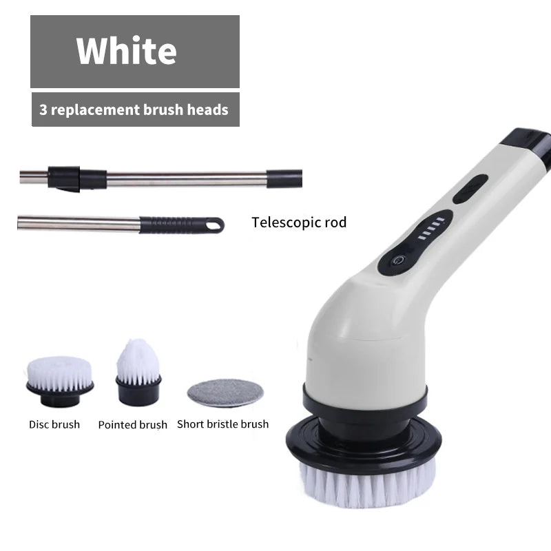 SwiftScrub Pro™ - 9-in-1 Cordless Electric Spin Scrubber
