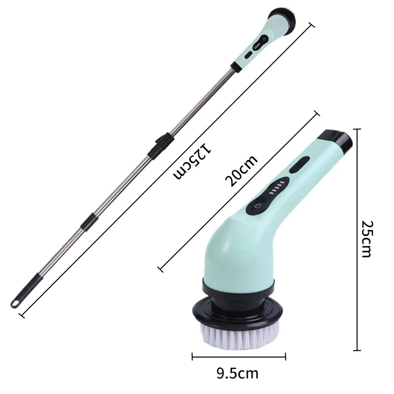 SwiftScrub Pro™ - 9-in-1 Cordless Electric Spin Scrubber